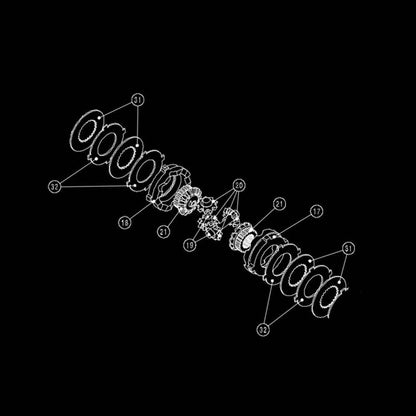 BMW LSD 摩擦板+外板 188